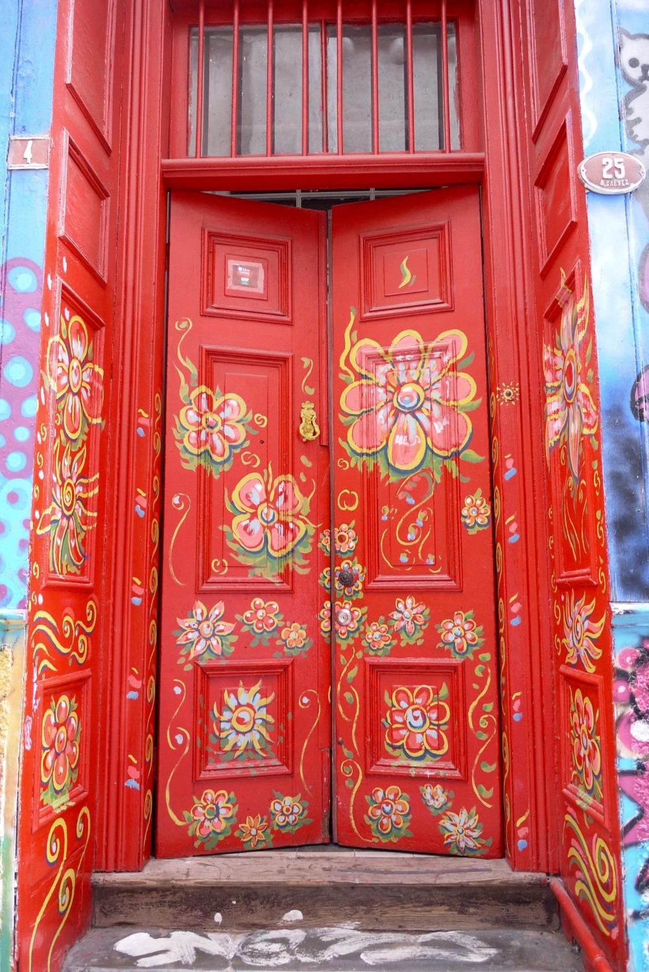 La Puerta Roja Hotell Valparaíso Exteriör bild