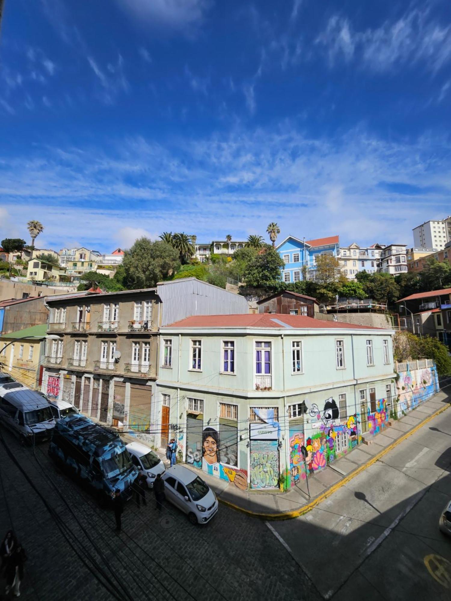 La Puerta Roja Hotell Valparaíso Exteriör bild